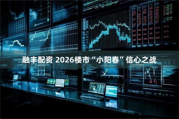 融丰配资 2026楼市“小阳春”信心之战