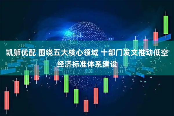 凯狮优配 围绕五大核心领域 十部门发文推动低空经济标准体系建设
