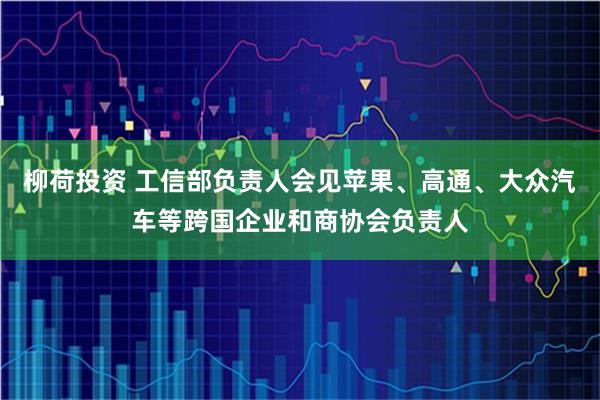 柳荷投资 工信部负责人会见苹果、高通、大众汽车等跨国企业和商协会负责人