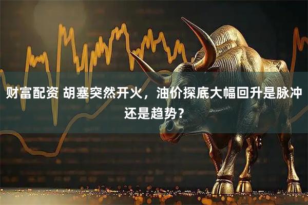 财富配资 胡塞突然开火,油价探底大幅回升是脉冲还是趋势?